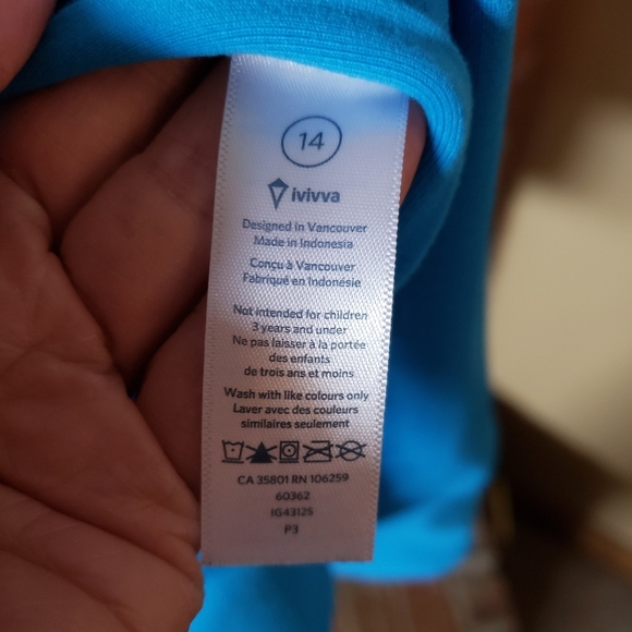 Ivivva Reversible Blue Jacket - Picture 6 of 8